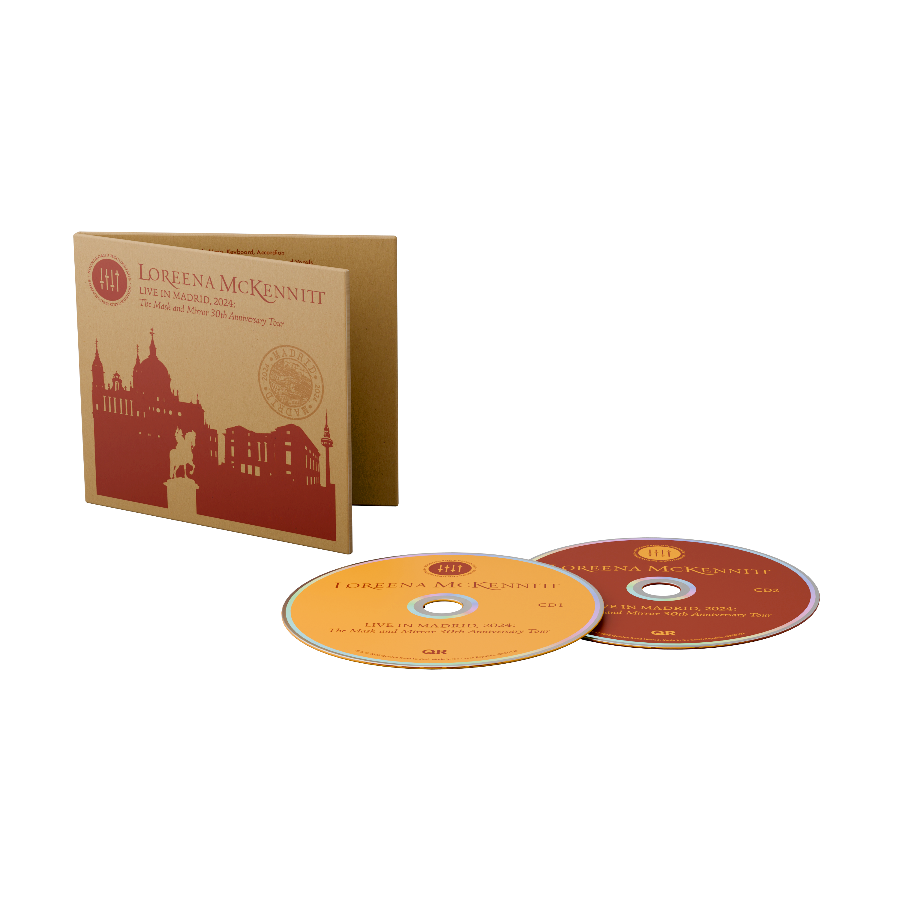 (未使用･未開封品)Live in Madrid (2pc) (W/CD) (Pal Can) [DVD] Loreena Mckennitt - Live In Madrid 2024 - The Mask and The Mirror