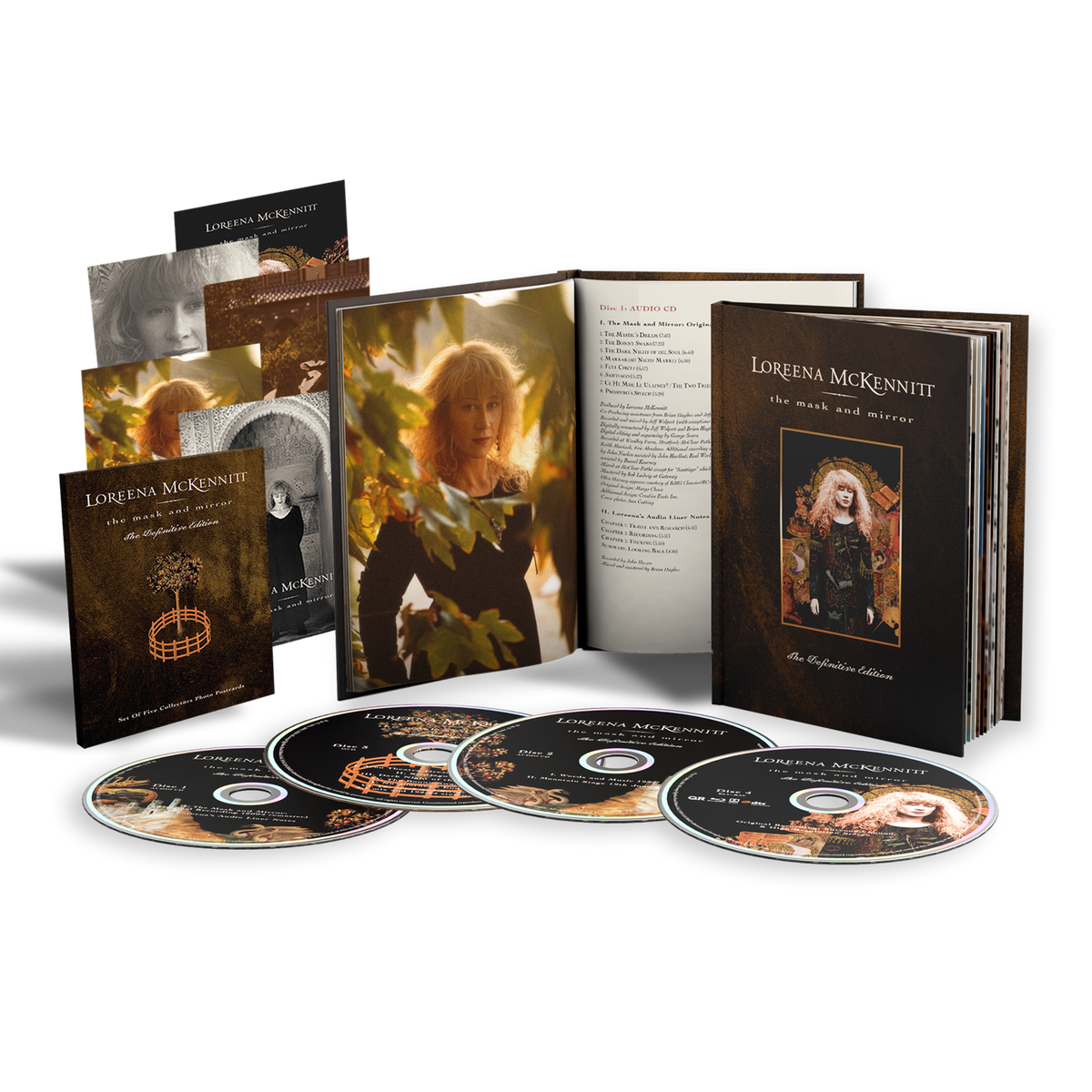 Loreena McKennitt - The Mask And Mirror Definitive 2CD/DVD/BR + 5 Postcards